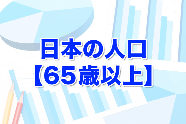 日本の人口【65歳以上】