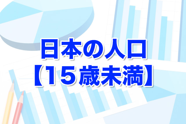 日本の人口【15歳未満】